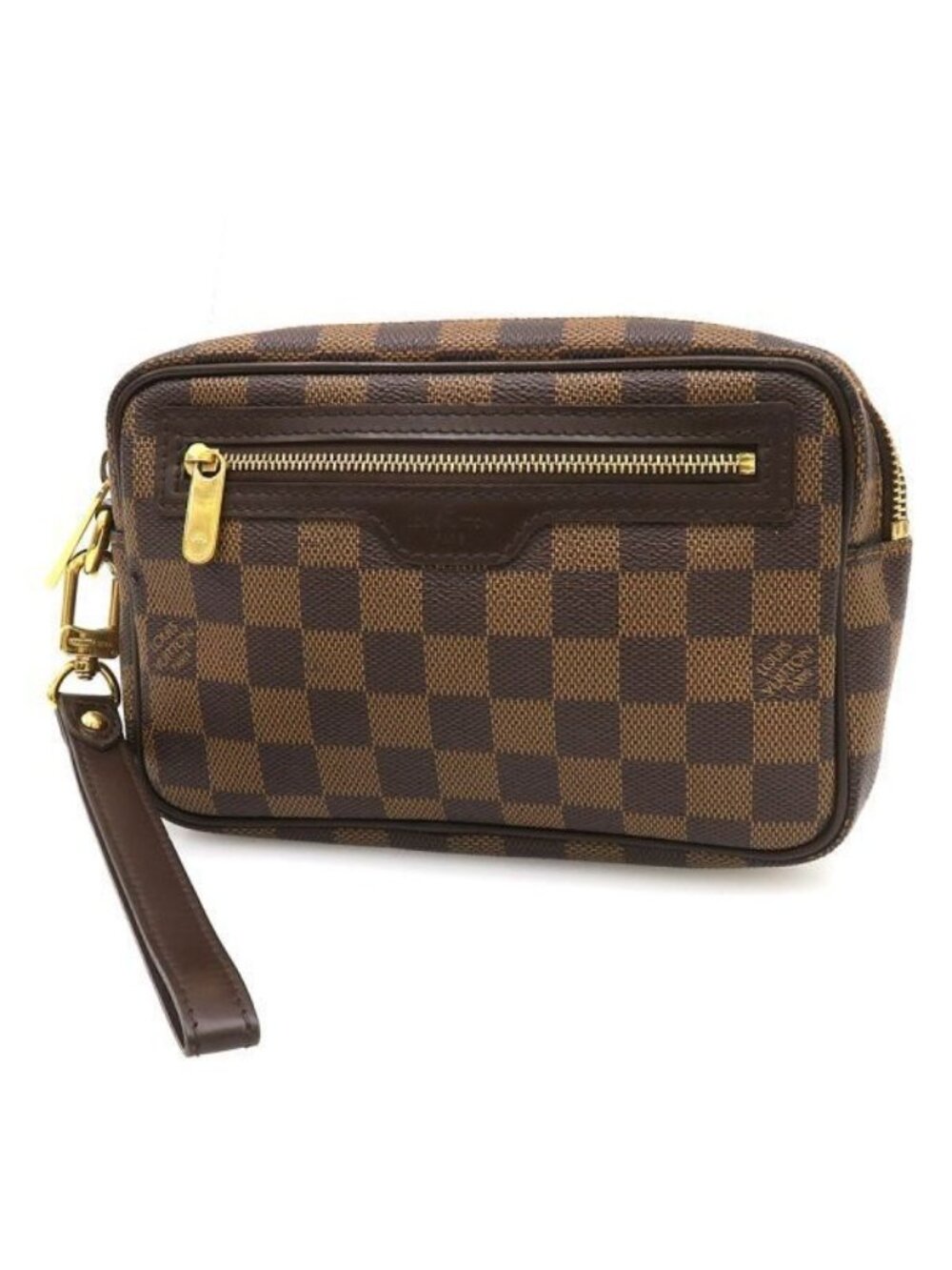 Louis Vuitton Damier Pochette Billets Macau Handbag
